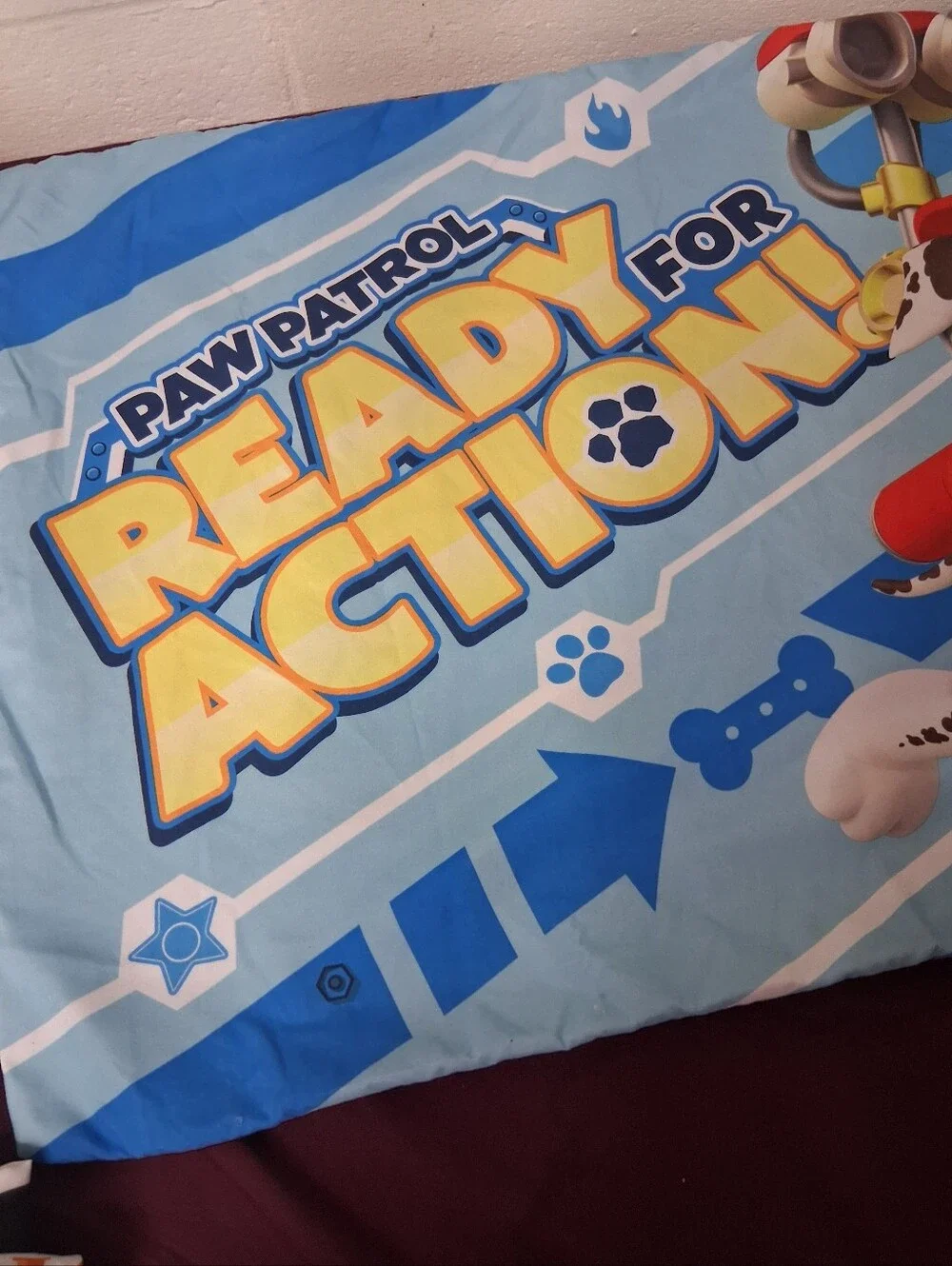 Paw Patrol Ready For Action Standard Size Pillowcase.